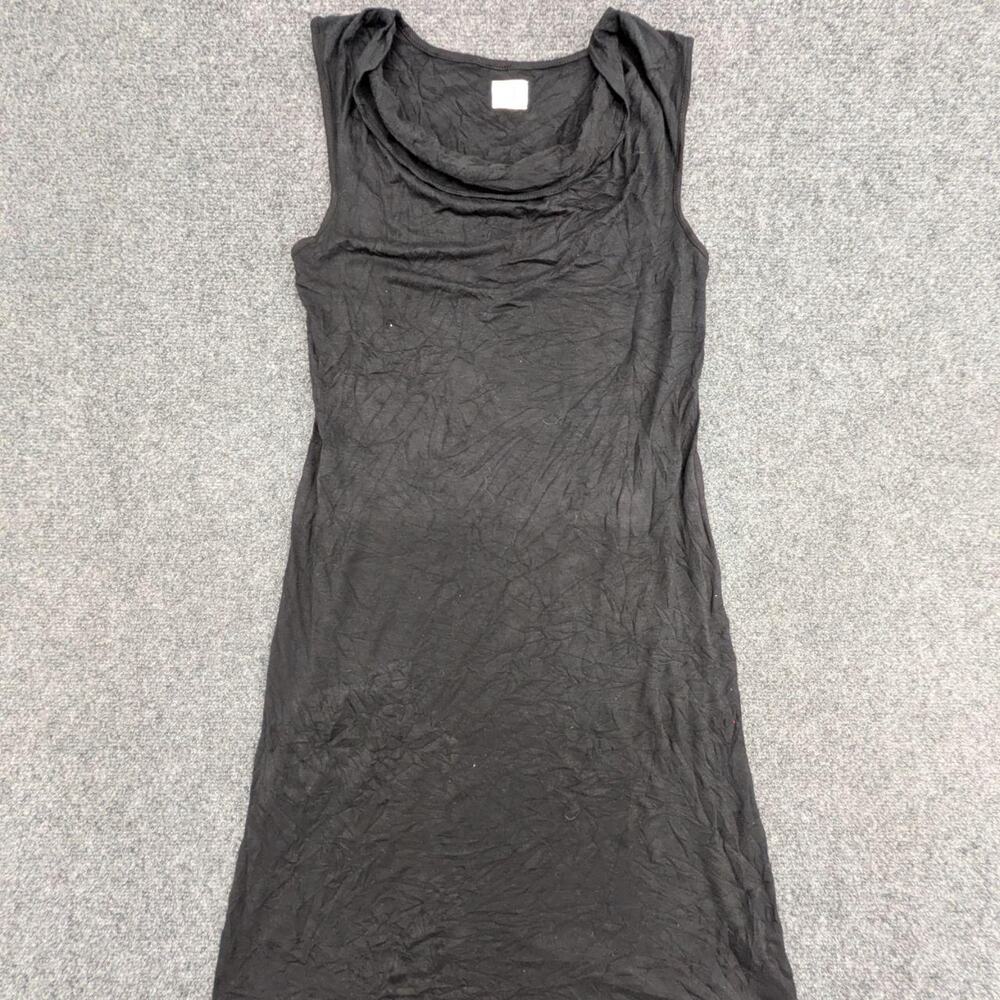 Gap Maternity Mini Dress Womens XS Black Sleeveless Cowl Neck Relaxed Pullover